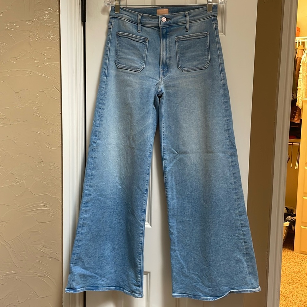 Mother, Patch Pocket Undercover Sneak Wide-leg Jean, size 26